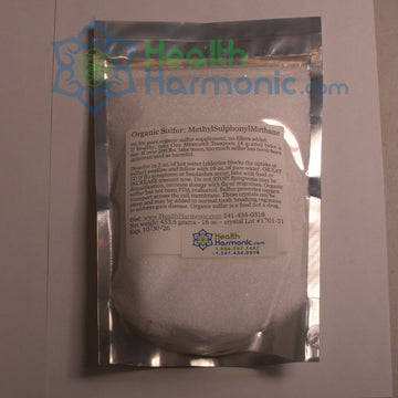 Organic Sulfur Pure Unadulterated MSM