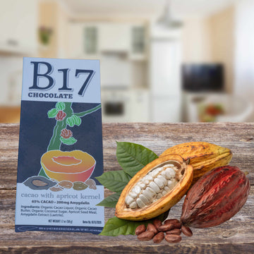 Holiday Gift Bundle Pre-Order Ships Late December - Includes 4 bars B17 Chocolate, One Can Eat Apricot Seeds, and 6 ounces Organic Black Garlic
