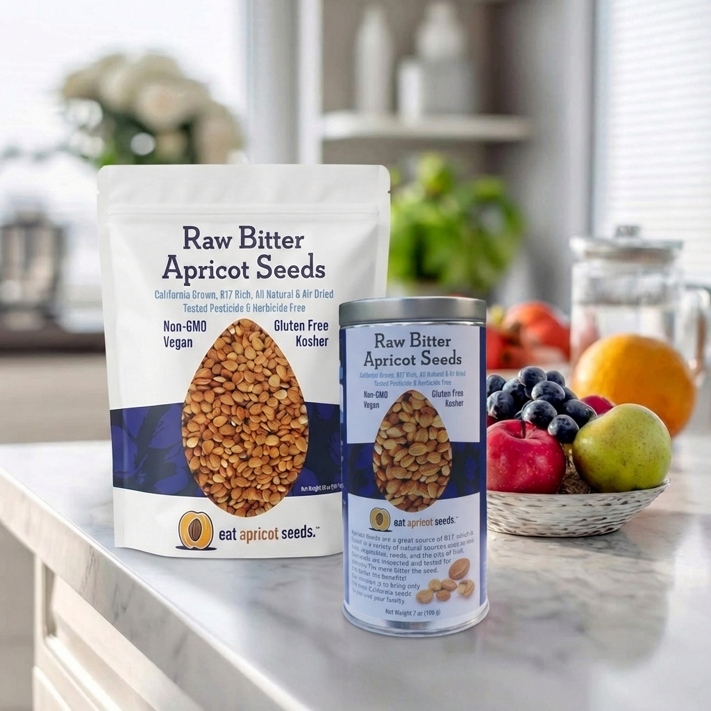 EatApricotSeeds Can & Bag Combo